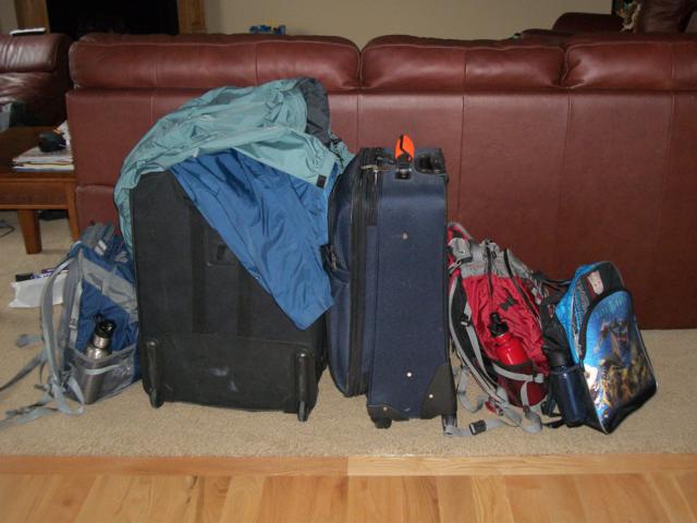 Packed bags